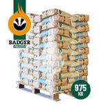 Badger houtpallets ca. 64 stuks, 1 pallet, Ophalen
