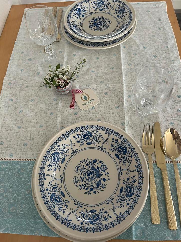 Boch Rhodia dinerborden en diepe borden , VERKOCHT!, Antiek en Kunst, Antiek | Servies los, Ophalen of Verzenden