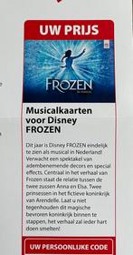 2 kaarten voor Disney Frozen de musical, Juli, Twee personen