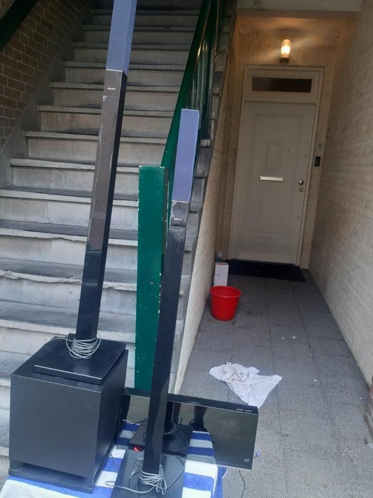 Sony BDV-F700 Blu-ray 3D-systeem, Sony SS-WSF 550,/TSF770, Audio, Tv en Foto, Luidsprekers, Zo goed als nieuw, Subwoofer, 60 tot 120 watt