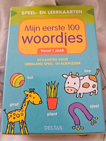 Mijn eerste 100 woordjes - Leerkaarten voor peuters beschikbaar voor biedingen