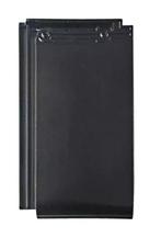 Dakpannen Monier Tuile Plat Inktzwart Mat Verglaasd, Doe-het-zelf en Verbouw, Dakpannen en Dakbedekking, Ophalen, 10 tot 15 m²