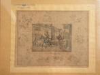 Gravure van Frank Palou. 'Vlekken' zijn tekeningen!!, Antiek en Kunst, Kunst | Etsen en Gravures, Ophalen of Verzenden