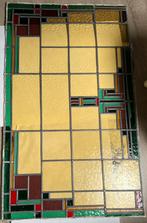 Gespiegelde gekleurde glas in loodramen, Doe-het-zelf en Verbouw, Glas en Ramen, Ophalen, Gevelraam of Ruit, Gebruikt, Minder dan 80 cm