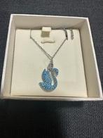 Swarovski Zwaan Ketting - Blauw, Met kristal, Overige materialen, Blauw, Ophalen of Verzenden