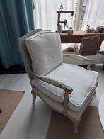 Klassieke Fauteuil met Rotan Rugleuning, Ophalen, Gebruikt, Bruin, Eén