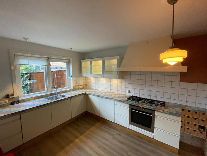 Complete Gebruikte Hoekkeuken met Apparatuur, Huis en Inrichting, Keuken | Complete keukens, Gebruikt, Hoekkeuken, Wit, Overige materialen