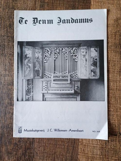 Bladmuziek - Te Deum Laudamus, Boeken, Catalogussen en Folders, Ophalen of Verzenden