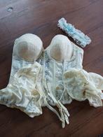Torselet / trouwkorset bruidslingerie, Ophalen of Verzenden, Zo goed als nieuw, Zwart