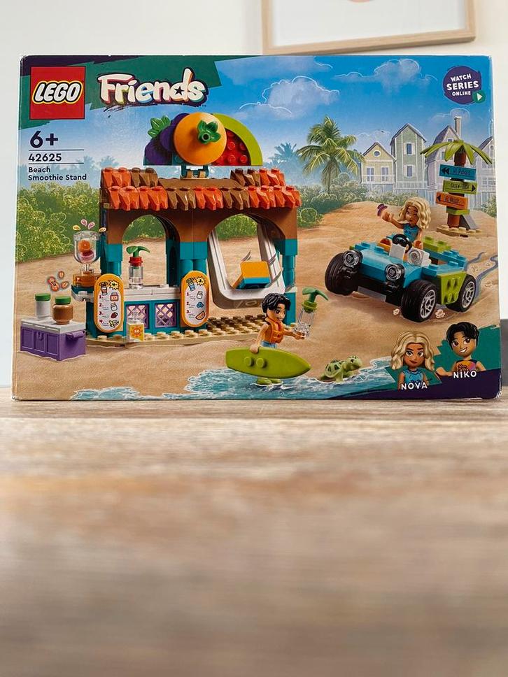 LEGO Friends 42625 Beach Smoothie Stand, Kinderen en Baby's, Speelgoed | Duplo en Lego, Gebruikt, Lego, Complete set, Ophalen of Verzenden