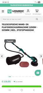 Wandschuurmachine zgan, Doe-het-zelf en Verbouw, Gereedschap | Schuurmachines, Ophalen, Zo goed als nieuw, 1200 watt of meer, Overige typen