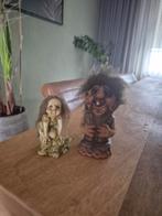 Twee Trollen Beelden, Tuin en Terras, Tuinbeelden, Ophalen of Verzenden, Gebruikt, Beton, Overige typen