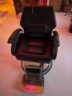 Kappersstoel, Huis en Inrichting, Stoelen, Ophalen, Gebruikt, Zwart, Eén