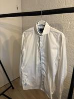 Cavallaro Overhemd Maat 40 - Wit met Blauw Geblokt, Kleding | Heren, Overhemden, Wit, Zo goed als nieuw, Cavallaro Napoli, Halswijdte 39/40 (M)