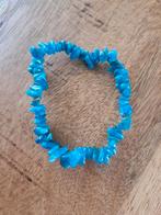 Armbandje met splitsteentjes blauwe apatiet, Overige materialen, Blauw, Nieuw, Ophalen of Verzenden