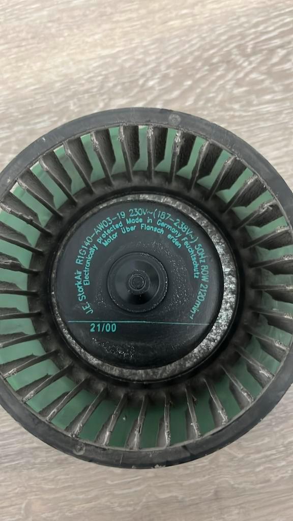 Motorunit mechanische ventilatie, Doe-het-zelf en Verbouw, Ventilatie en Afzuiging, Gebruikt, Ventilator en Afzuiger, Ophalen of Verzenden