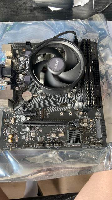A520M-HDV+ ryzen 5 3600+ 2x8 3200mhz beschikbaar voor biedingen
