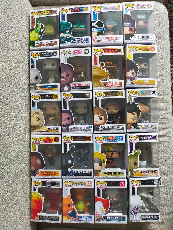 Funko pop - 20x, Verzamelen, Poppetjes en Figuurtjes, Zo goed als nieuw, Ophalen of Verzenden