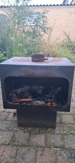 Open haard., Huis en Inrichting, Haarden, Ophalen, Gebruikt, Inbouwhaard, Houthaard