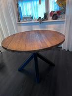 Ronde tafel met aankoopbon!, Ophalen, 100 tot 150 cm, Rond, Zo goed als nieuw