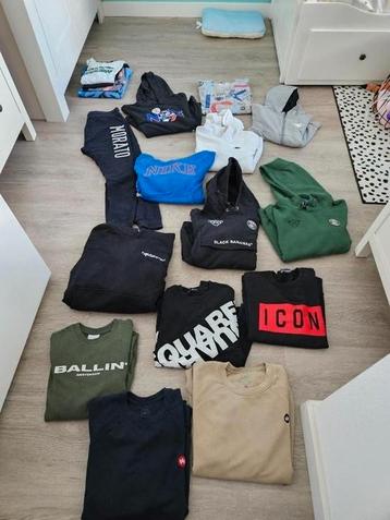Groot pakket merkkleding 164 Black Bananas, Nike, Dsquared2  beschikbaar voor biedingen