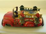 antiek speelgoed blikken brandweerauto gemerkt JAPAN, Antiek en Kunst, Ophalen of Verzenden