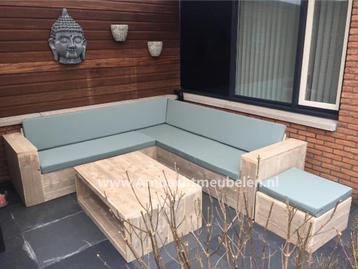steigerhout Hoekbank Loungeset Tuinbank IN ELKE AFMETING !! beschikbaar voor biedingen