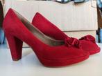 Van Dalen Rode Peeptoe Pumps 38, Gedragen, Pumps, Verzenden, Rood