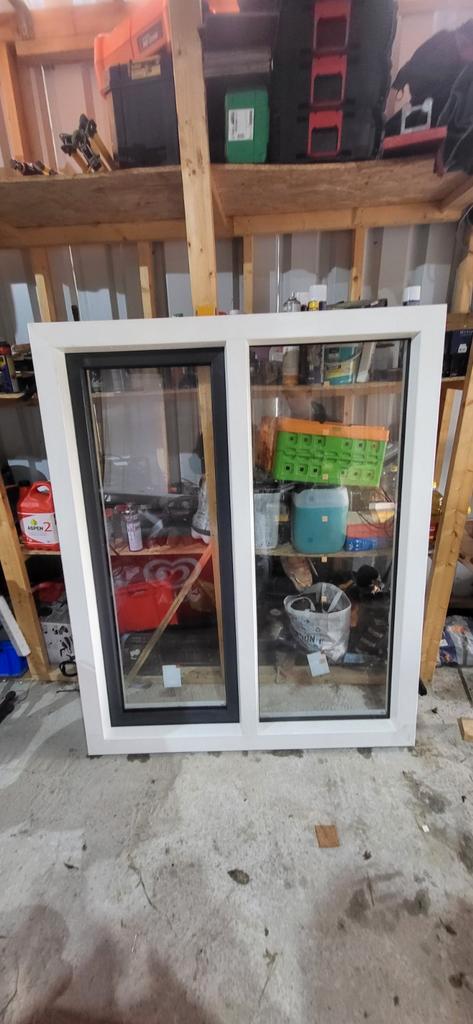 kunstof kozijn, Doe-het-zelf en Verbouw, Kozijnen en Schuifpuien, Nieuw, Raamkozijn, Kunststof, 75 tot 150 cm, 75 tot 150 cm, Ophalen