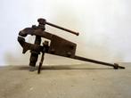 Staartbankschroef smeedijzer., Antiek en Kunst, Antiek | Gereedschap en Instrumenten, Ophalen