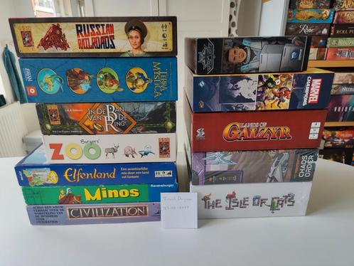 Verzameling bordspellen, Hobby en Vrije tijd, Gezelschapsspellen | Bordspellen, Zo goed als nieuw, Ophalen of Verzenden