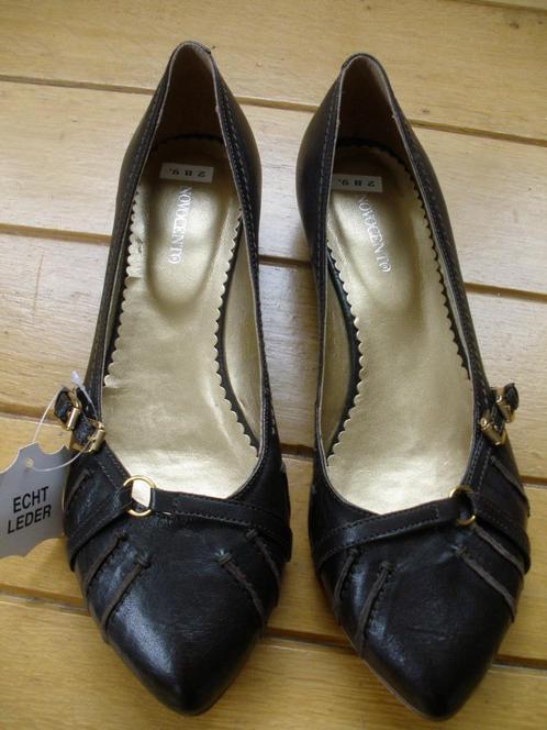 NOVOCENTO ballerina's bruin leer maat 42 - nieuw -, Kleding | Dames, Schoenen, Nieuw, Ballerina's, Bruin, Ophalen of Verzenden