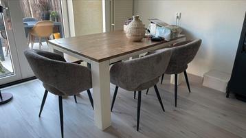 Eettafel en salontafel