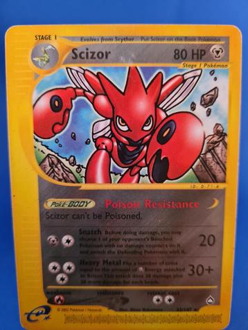 Scizor 32/147 - Aquapolis beschikbaar voor biedingen