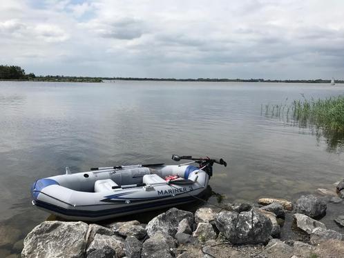 Intex Mariner 3 opblaasbare boot elektrisch varen, Watersport en Boten, Kano's, Gebruikt, Overige typen, Drie personen of meer