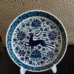 NASSOS RODOS HELLAS bord wandbord Delfts blauw wit hert ree, Antiek en Kunst, Ophalen of Verzenden