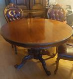 Eettafel met 4 stoelen, Huis en Inrichting, Tafels | Eettafels, Ophalen, Gebruikt, 150 tot 200 cm, Vier personen