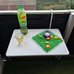 Balkon hangtafeltje, Ophalen, Gebruikt, Rechthoekig, Metaal