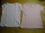 2 t-shirts meisje maat 116, Meisje, Gebruikt, Shirt of Longsleeve, Verzenden