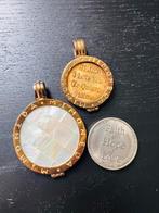 Mi moneda pendant hangers zilver en goud, Ophalen of Verzenden, Gebruikt, Goud, Overige voorstellingen