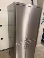 Te koop rvs kast met deuren voor horeca restaurant etc etc, Ophalen, Zo goed als nieuw
