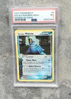 Pokémon Aqua Walrein Holo PSA 7, Ophalen of Verzenden, Zo goed als nieuw, Losse kaart, Foil
