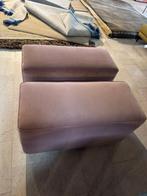 Hocker voetenbank roze set van 2 nieuw extra korting, Ophalen, Nieuw, Rechthoekig, 125 cm of meer
