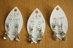 3 paar nieuwe oorbellen, Overige materialen, Hangers, Nieuw, Ophalen of Verzenden