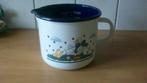 Brocante maatbeker 1,5 ltr. met ganzen afbeelding, Ophalen of Verzenden, Zo goed als nieuw