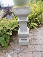 Tuinornament zuil pied de stal terras tuin zware uitvoering, Ophalen, Gebruikt