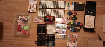 Groot Knutselpakket: Stiften, Verf, Quilling & Meer! beschikbaar voor biedingen