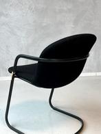 Gastone Rinaldi eetkamerstoel vintage Italiaans design stoel, Huis en Inrichting, Gebruikt, Zwart, Vintage, Ophalen of Verzenden