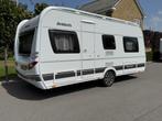 Dethleffs Camper 470 ER Mover,Airtent,combi4E verw.,GFK dak, Caravans en Kamperen, Caravans, Rondzit, Bedrijf, Dethleffs, 5 tot 6 meter