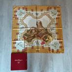 Salvatore Ferragamo Zijden Sjaal - Jacht & Paardentuigage, Kleding | Dames, Ophalen of Verzenden, Zo goed als nieuw, Maat 46/48 (XL) of groter
